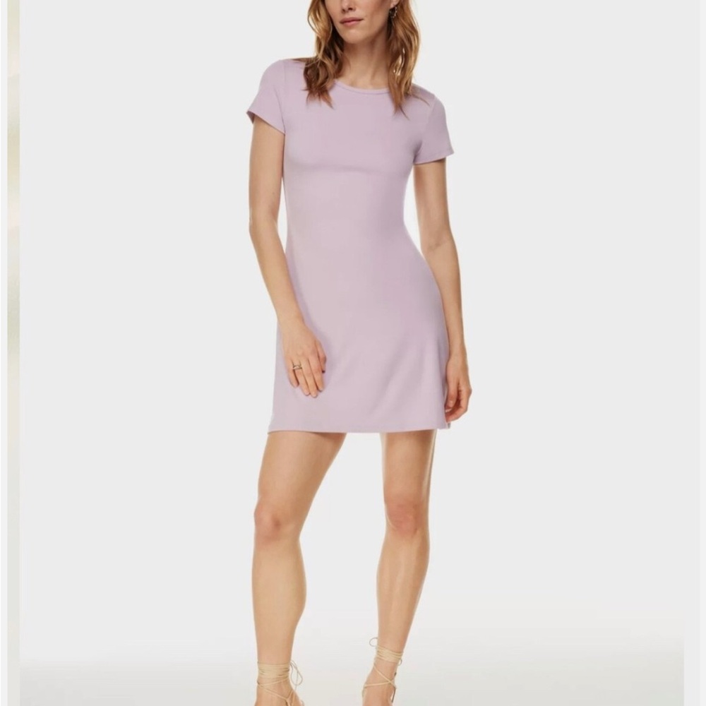 Aritiza Wilfred Companion Dress in Cloudy Lilac